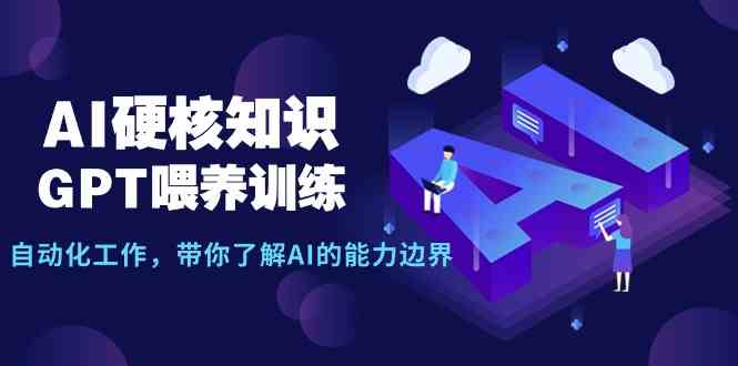 （精品）AI硬核知识-GPT喂养训练，自动化工作，带你了解AI的能力边界（10节课）