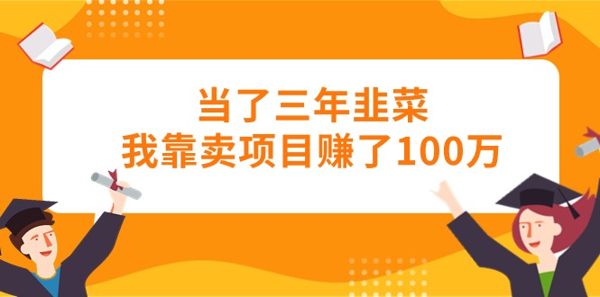 （精品）当了三年韭菜我靠卖项目赚了100万