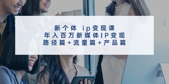 （精品）新个体 ip变现课，年入百万新媒体IP变现，路径篇+流量篇+产品篇