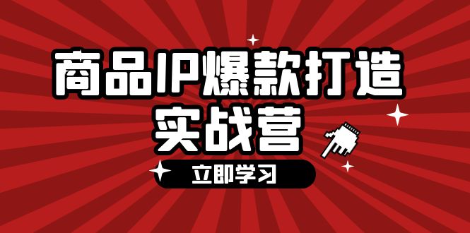 （精品）商品-IP爆款打造实战营【第四期】，手把手教你打造商品IP，爆款 不断