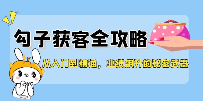 （精品）从入门到精通，勾子获客全攻略，业绩飙升的秘密武器